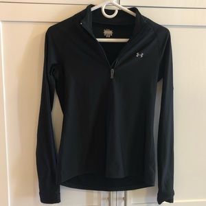 ‼️💥SALE💥‼️ Under Armour Black Quarter Zip Top, Small